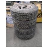 4- Safari LT235  75  R15 tires
