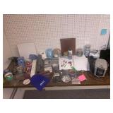 office supplies, radio, heavy duty stapler