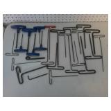 T handle Allen wrenches