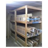 2- 48x48x90 wood shelves