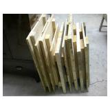 wood shelves for the heavy duty metal shelving