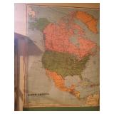 1954 North America Map
