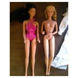 2 Barbies, stamped 1966 (NOT made in 1966)