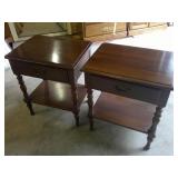 2 solid Cherry night stands by Kling