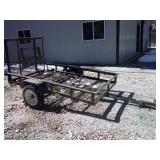 4x7 trailer with ramp/gate