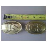 US & CS belt buckles