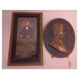 "Perseverance" Lincoln print,  Bronze Lincoln