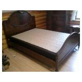 beautiful antique full size bed