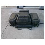 four wheeler two up seat and storage