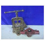 pipe threader and vise