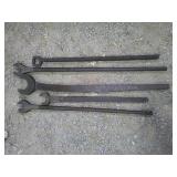 homemade antique wrenches