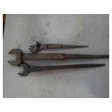 Klein adjustable and other antique wrenches