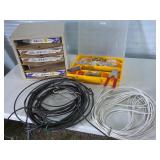 cable, splice kit, storage trays