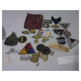 WWII era patches & pins, some German?