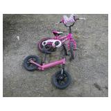 two childs bike