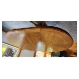 oak pedestal table
