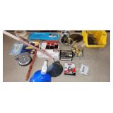 funnels, suction cup, bin, ratchet straps