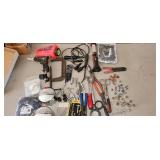 sand blast gun, tools, clamp