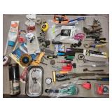 tools, files, strap, magnet tray