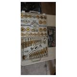 taps and die sets, may be incomplete