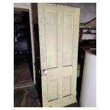 antique door , porcelain knob