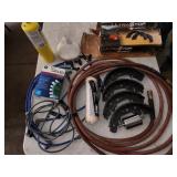 air hose, plug wires, brakes