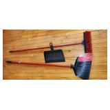 brooms and dustpan