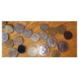 US and Foreign coins