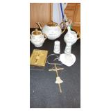 coffee, creamer, sugar container