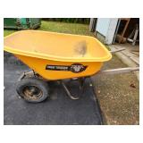True Temper poly wheel barrow