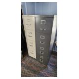 two file cabinets