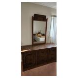 nice dresser with mirror