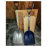 two shovels