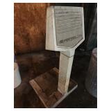 Chrysler outboard motor stand