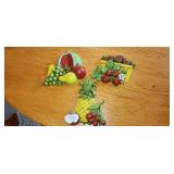 vtg plastic wall decor