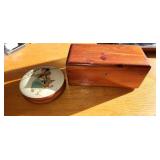 small Lane box  and tin