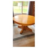 heavy wood kitchen table