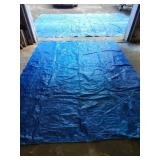 two used tarps