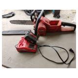 Milwaukee 16" chainsaw, battery, charger