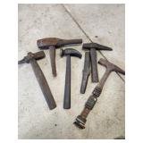 antique hammers, heads