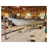 Lakeland fishing boat, trailer, Mariner 40hp motor