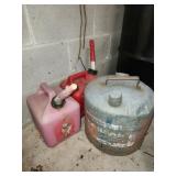 three gas cans
