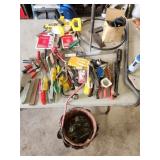 bucket organizer and tools