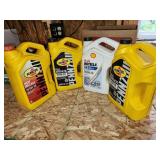 partial bottles oil