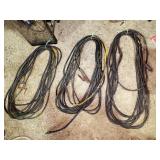 heavy duty welding leads, have cracks and repairs