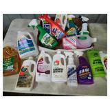variety of cleaners, some partial, some full