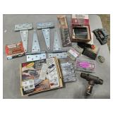 saw sharpener, big hinges, hardware