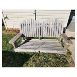 wooden swing