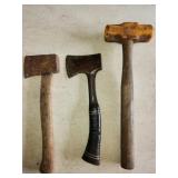 Estwing hatchet, hammer, hatchet