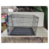 large folding dog cage